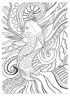 236x324 Koi Fish Coloring Page Printable Koi, Fish