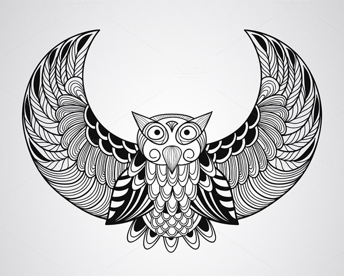 700x562 Owl Illustration Free Amp Premium Templates