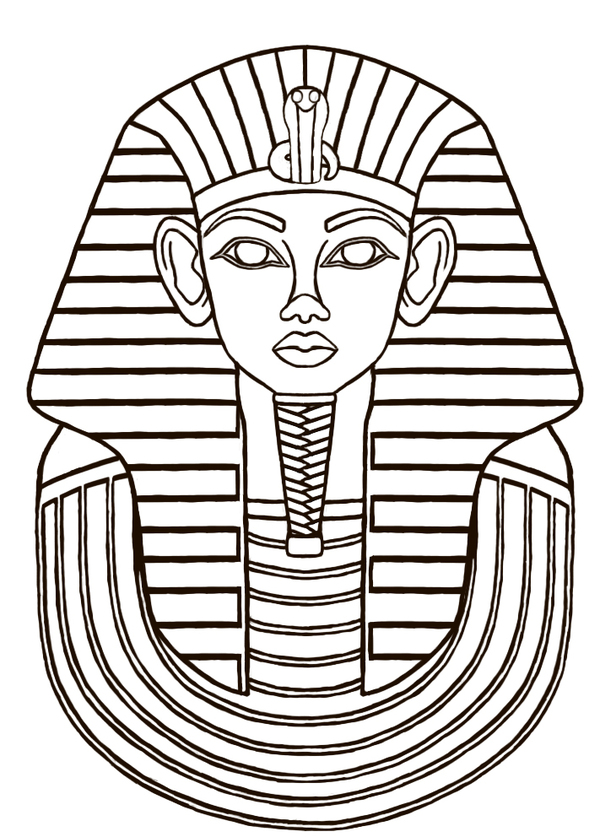 600x837 Egyptian Sarcophagus Designs Then I Did A Line Drawing