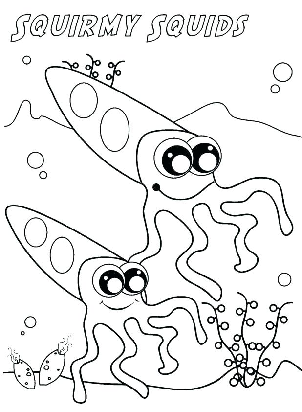 618x842 Giant Squid Coloring Pages Great Weapon Coloring Pages Coloring