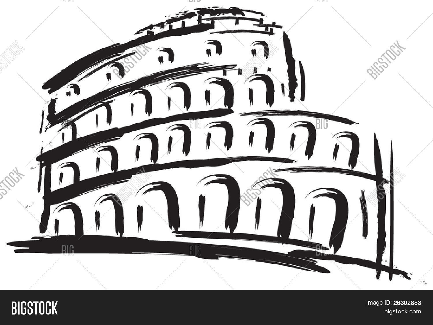 1500x1128 Colosseum. Vector Illustration Vector Amp Photo Bigstock