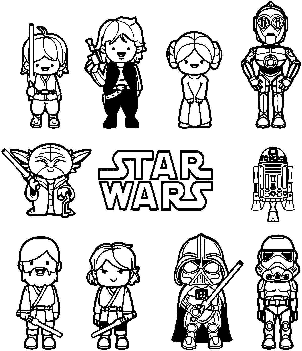 1196x1392 Star Wars Cartoon Coloring