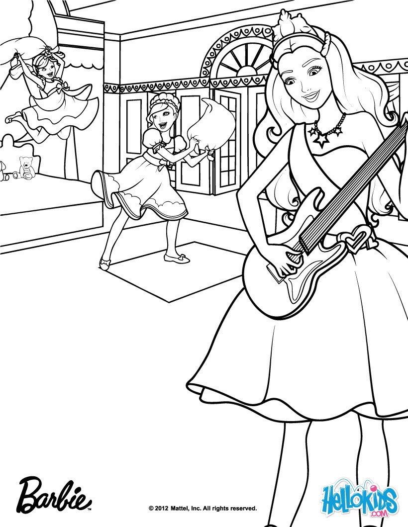 820x1060 Barbie Coloring Pages