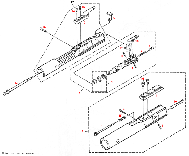 650x537 Ar 15 Bolt Carrier Assembly (All Models) Top Rated Supplier