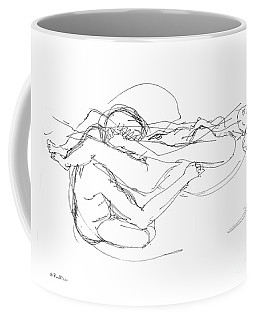 256x320 Line Drawing Coffee Mugs Fine Art America