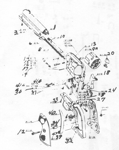 Colt 45 Revolver Drawing at GetDrawings | Free download