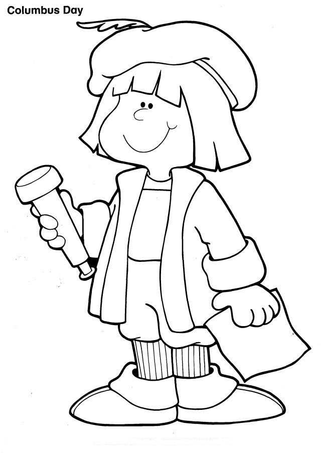 640x903 Columbus Day Drawing