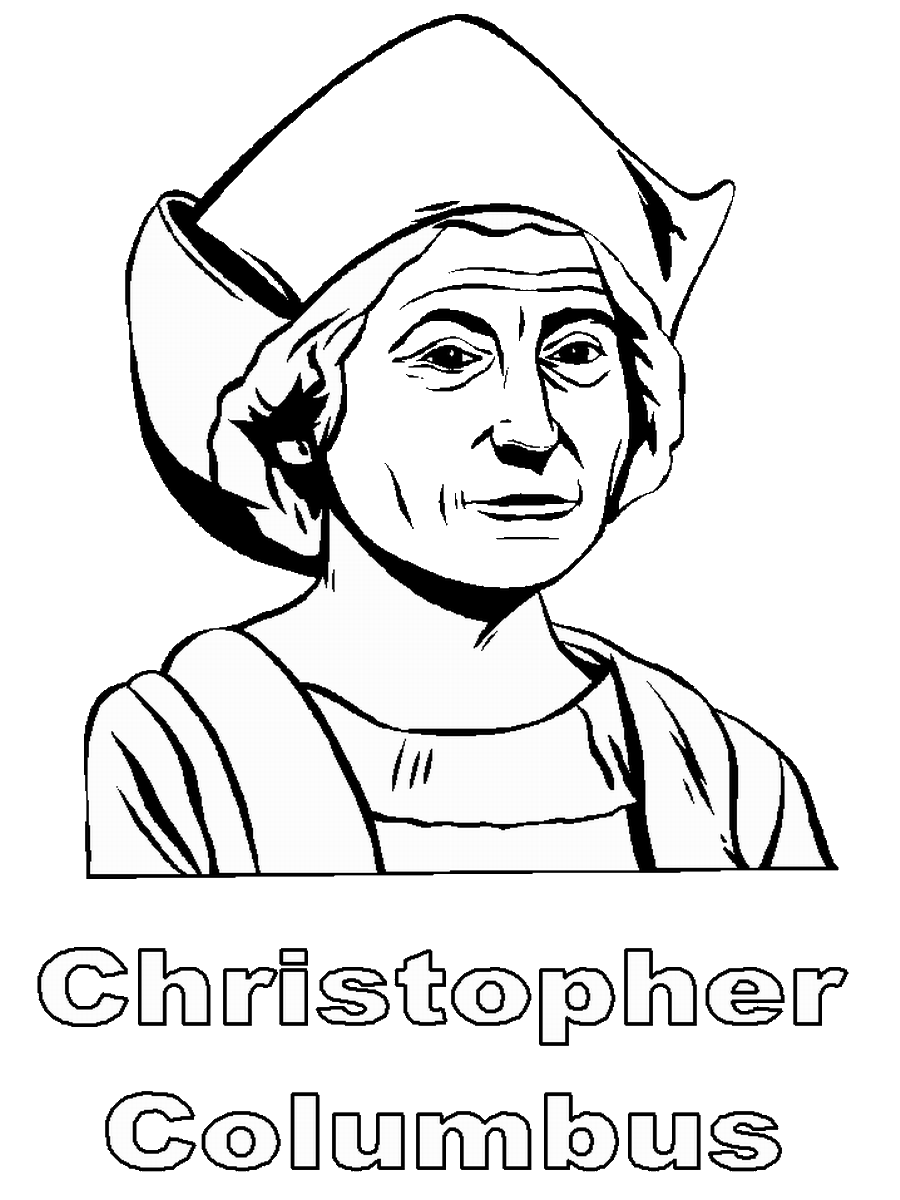 900x1200 Columbus Day Coloring Pages