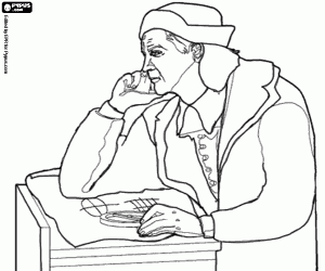 300x250 Meditation Of Christopher Columbus Coloring Page Printable Game