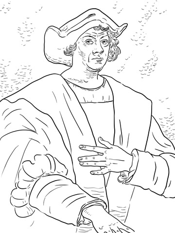 360x480 Christopher Columbus Coloring Page Free Printable Coloring Pages
