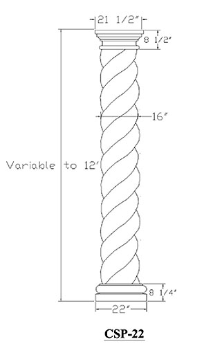 308x500 Product Drawing