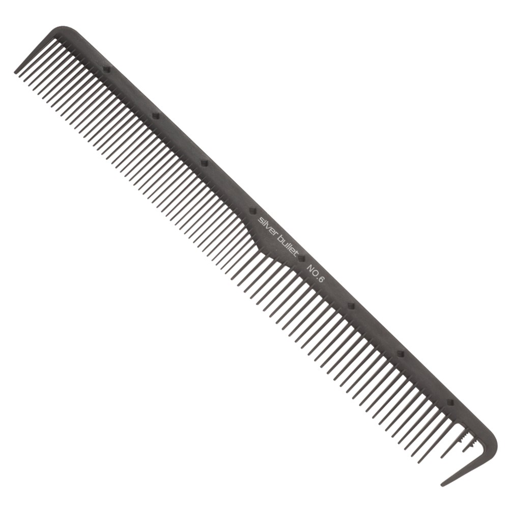 1000x1000 Silver Bullet Carbon Wide Teeth Cutting Hair Comb