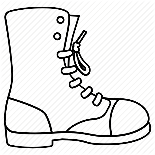 512x512 Activities, Army, Boot, Combat, Footwear, Hiking, Outdoor Icon