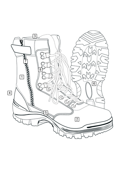 460x600 Tru Spec Tactical Side Zipper Boots Tan