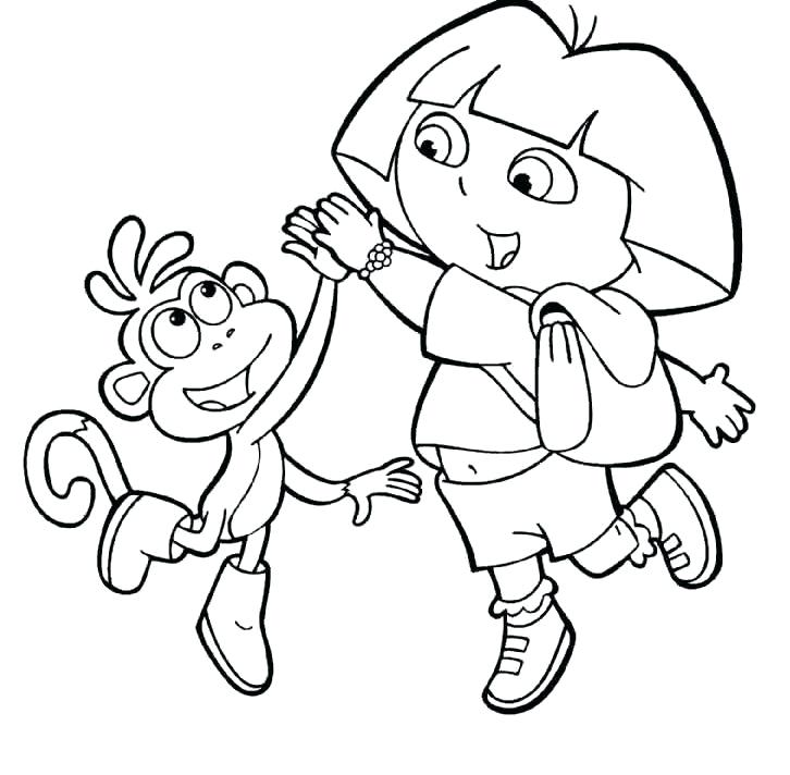 726x712 Boots Coloring Pages