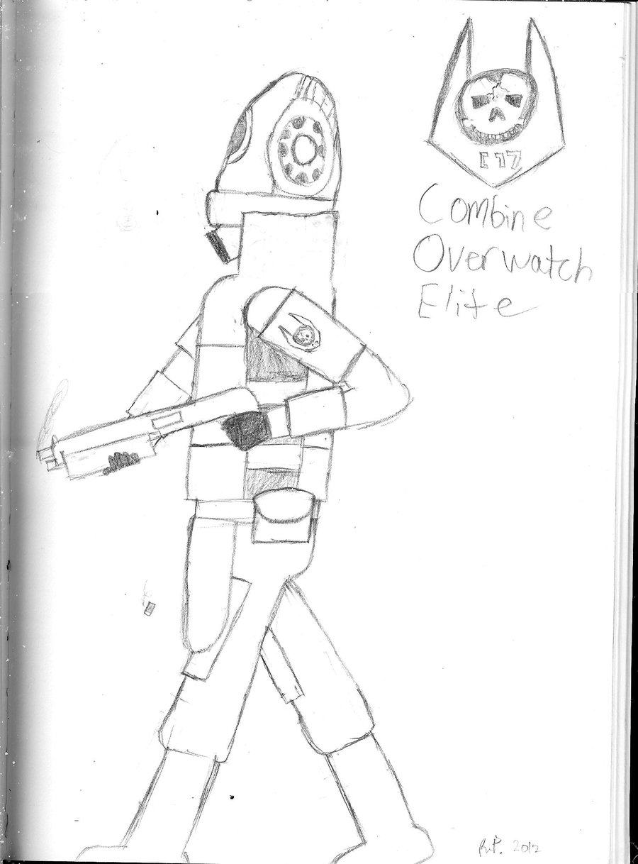 900x1218 Combine Elite (Hl2) By Eclipse Strider