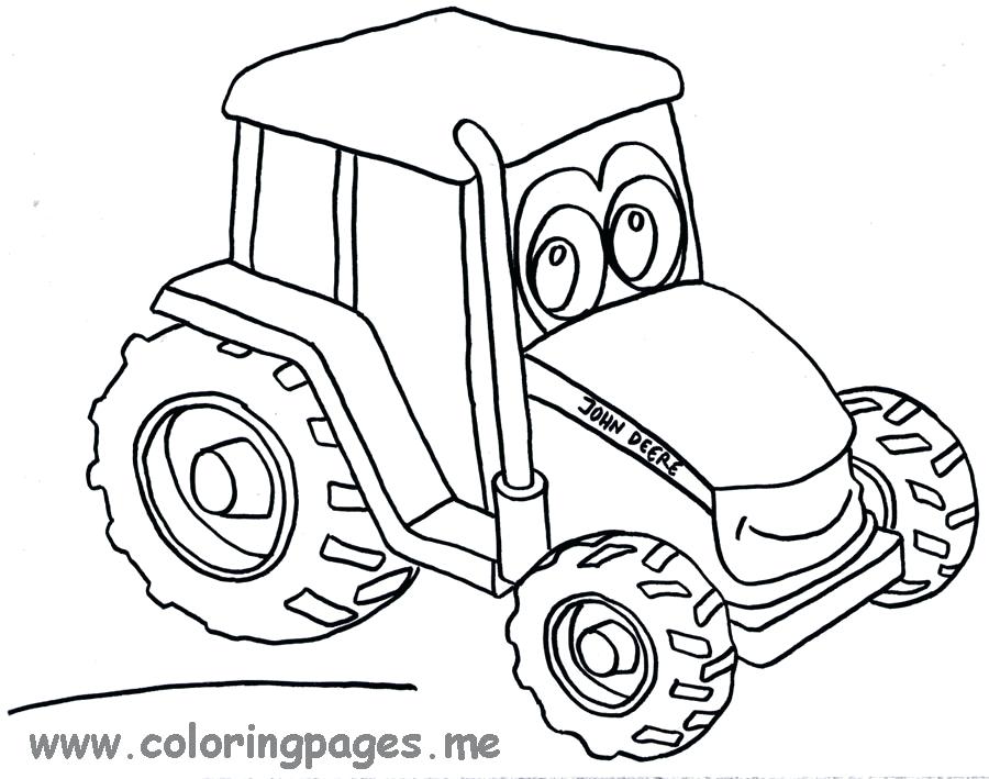 900x709 Great John Deere Tractor Coloring Page Image Pages Combine