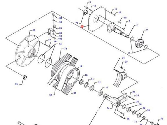 536x402 Plaque Sortie Moteur (D28788539) Other Engine Parts For Massey