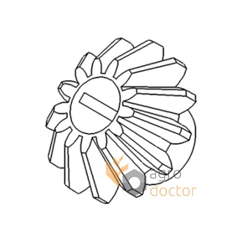 800x800 Bevel Gear H137215 John Deere