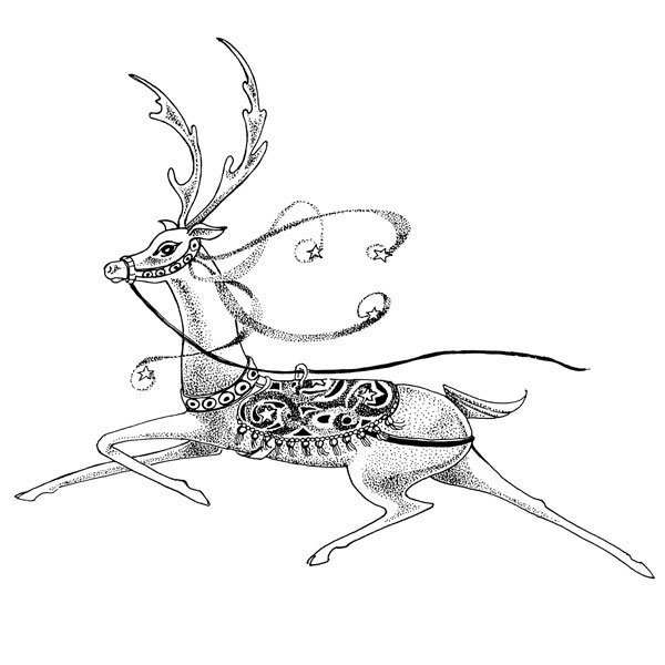 600x600 Comet Small Wood Mounted Stamp By Classic Stampington Company