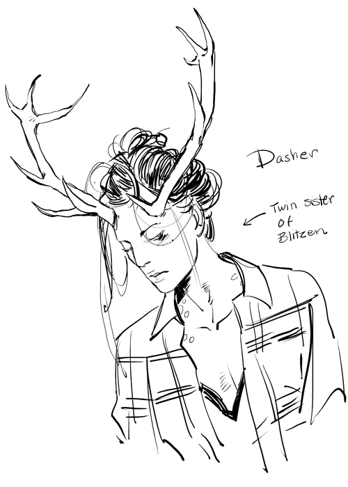 500x700 Rudolph Donder Comet Cupid Vixen Prancer Blitzen
