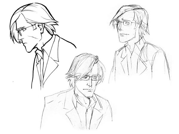 600x450 Comic Book Character Sketches Concept Sketches Of Brian