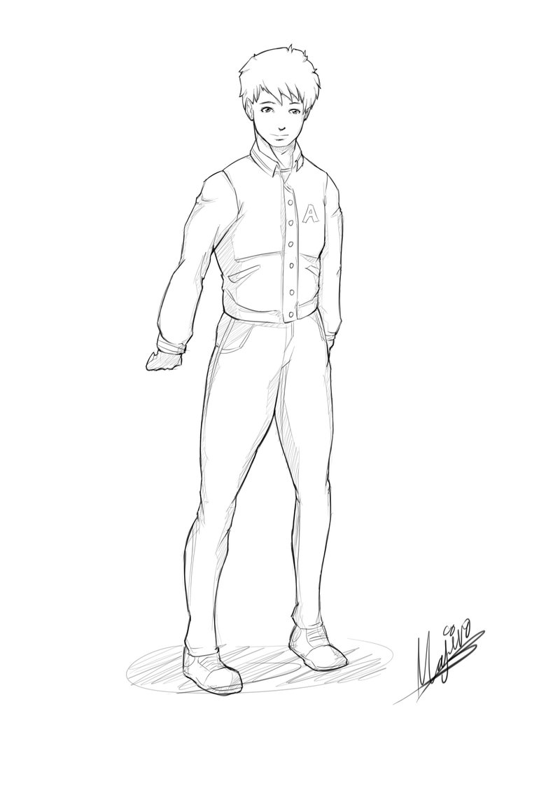 800x1132 Character Concept For A Comic Book Teen Boy (1) By Maherosan123