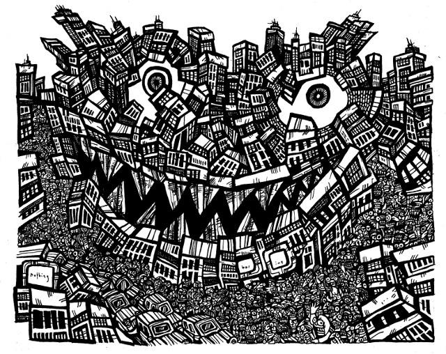 640x508 Black And White Drawings