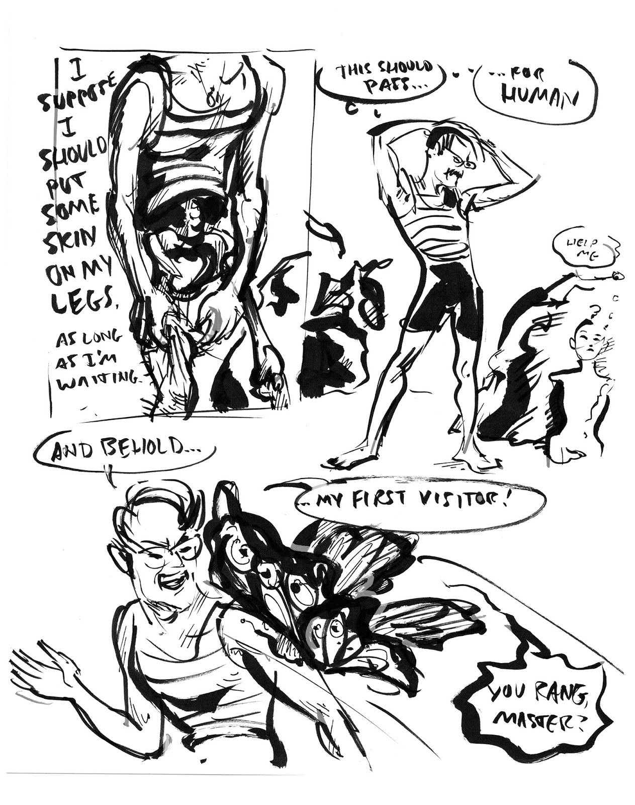 1263x1600 T. Motley, Cartooniologist Cartooning From The Model