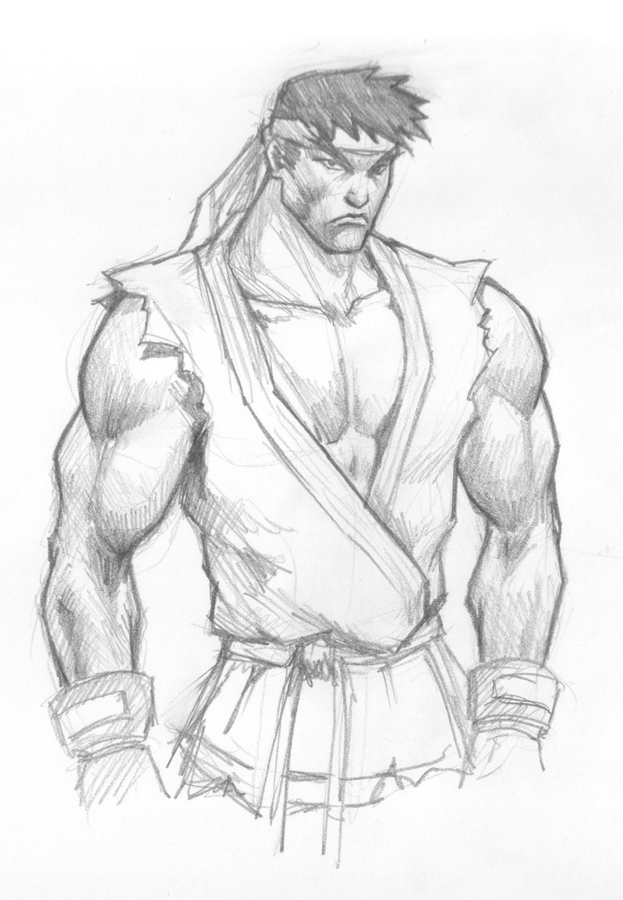 623x900 How To Draw Street Fighter Characters