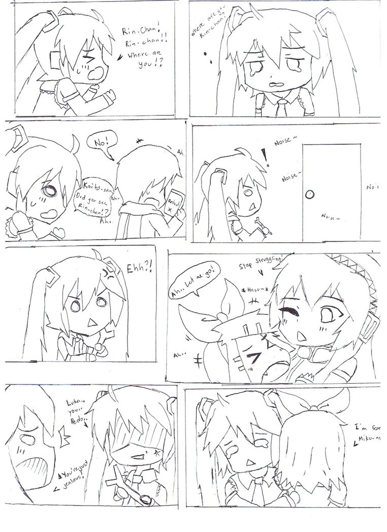 762x1048 Vocaloid Comic Strip Practice By Franinabox