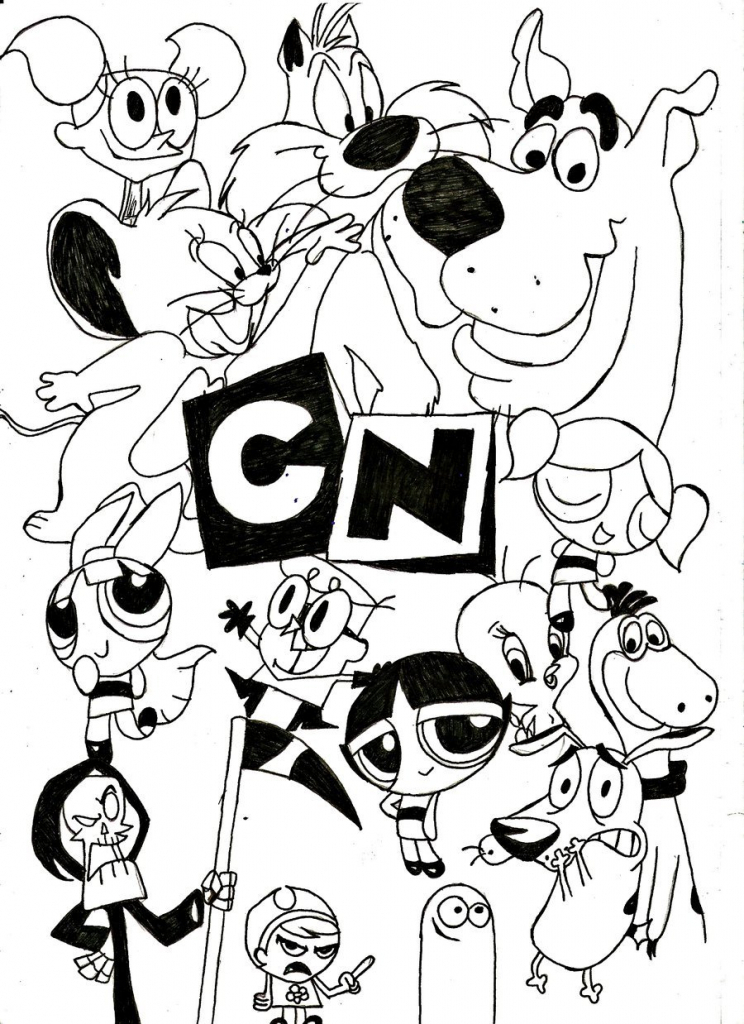 744x1024 Cartoon Network Drawings