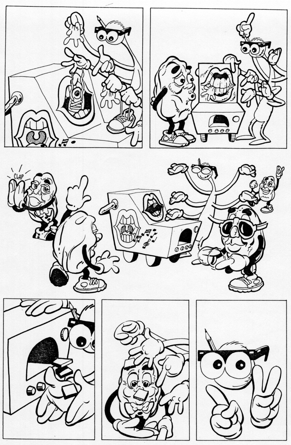 1000x1530 Cartoon Snap California Raisins Comic Book My First