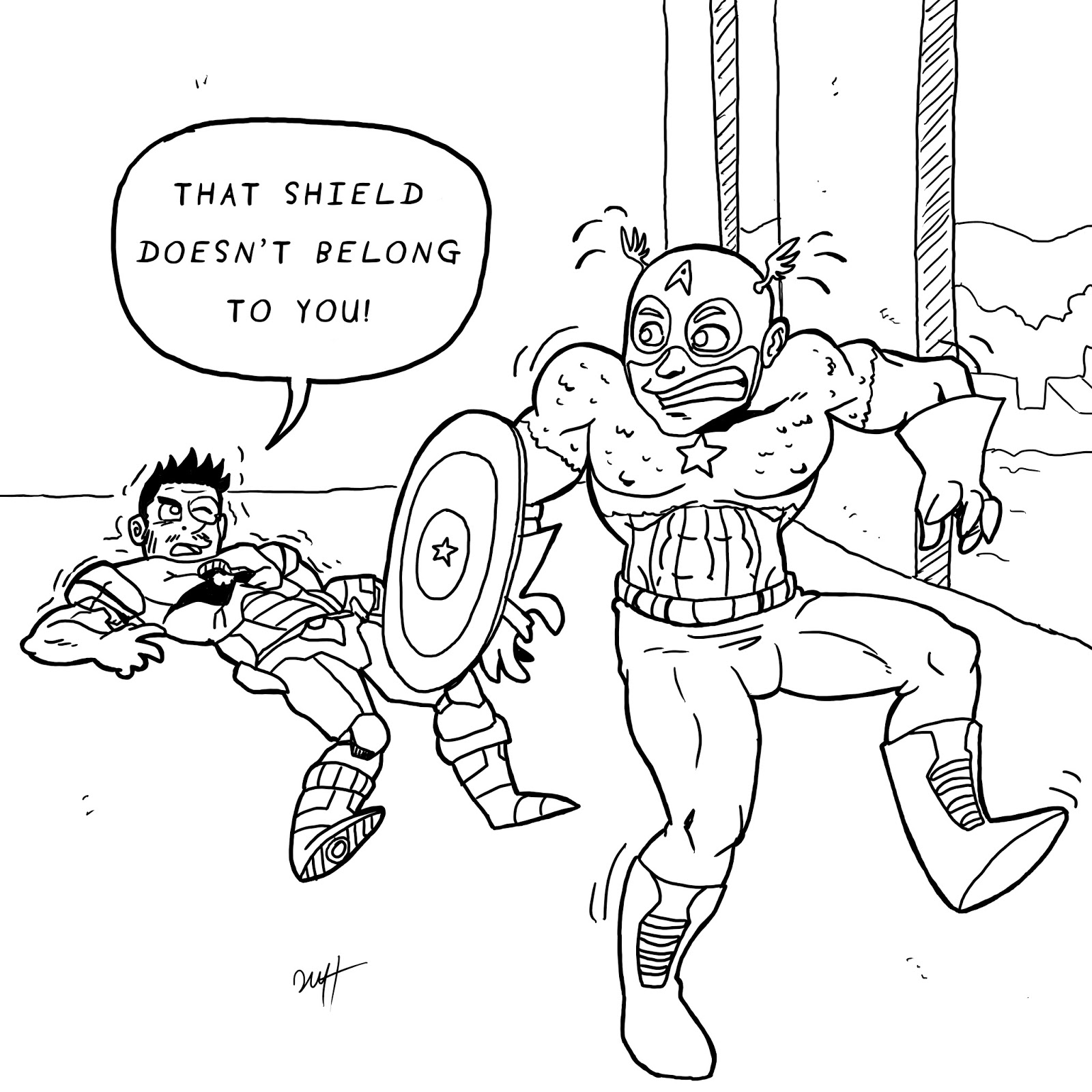 1600x1600 Comics Drawing Wrestling Music Videos July 2017