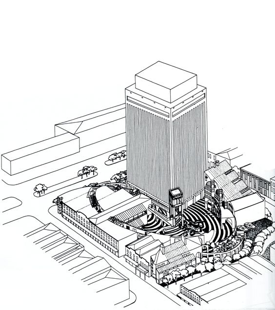 564x635 A Bird's Eye Perspective View Of Urban Innovations' (Charles Moore