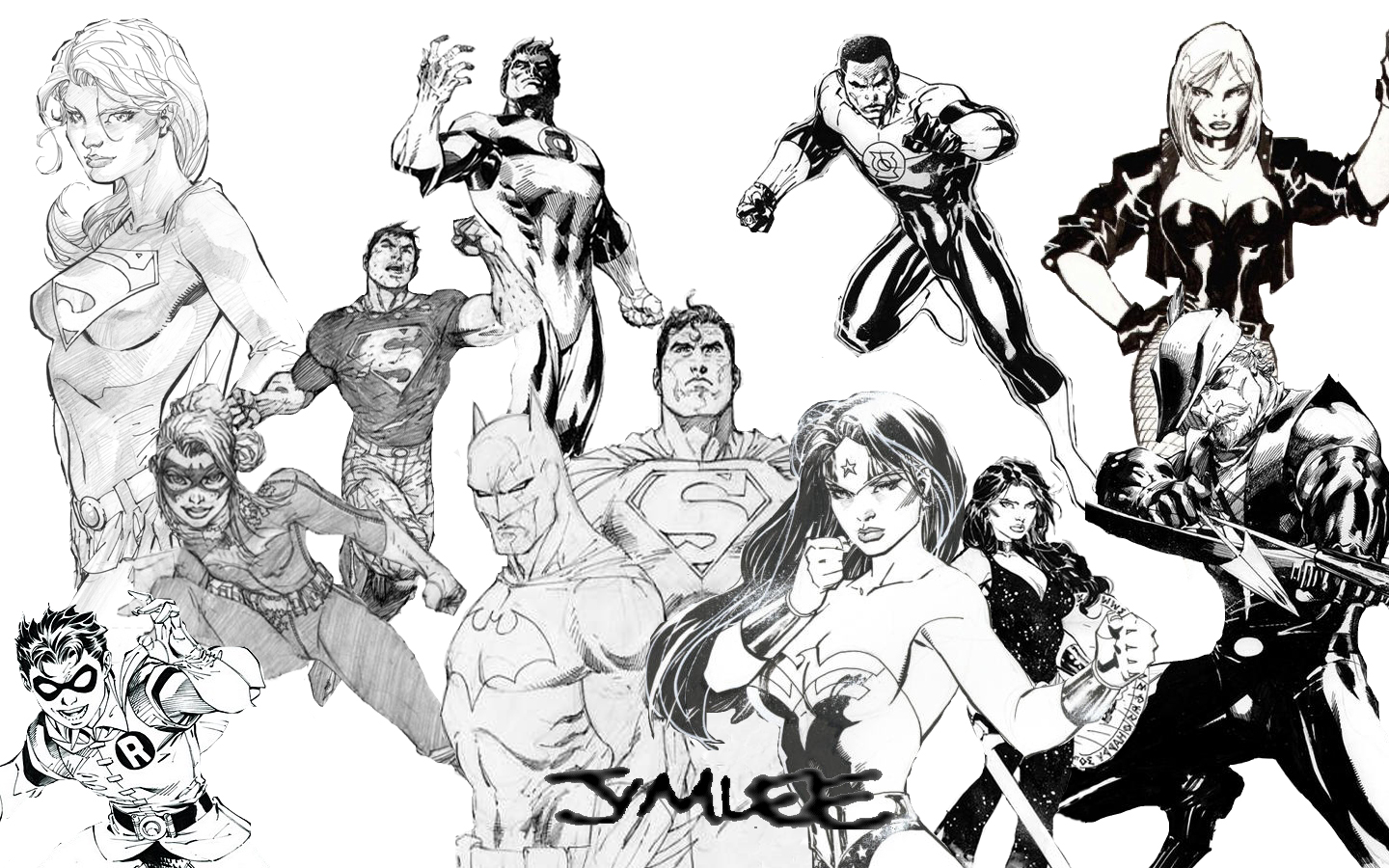 1440x900 Jim Lee Drawing