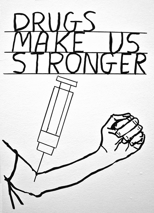 500x689 By David Shrigley. I Bet This Would Be The Best Ad For Some Giant