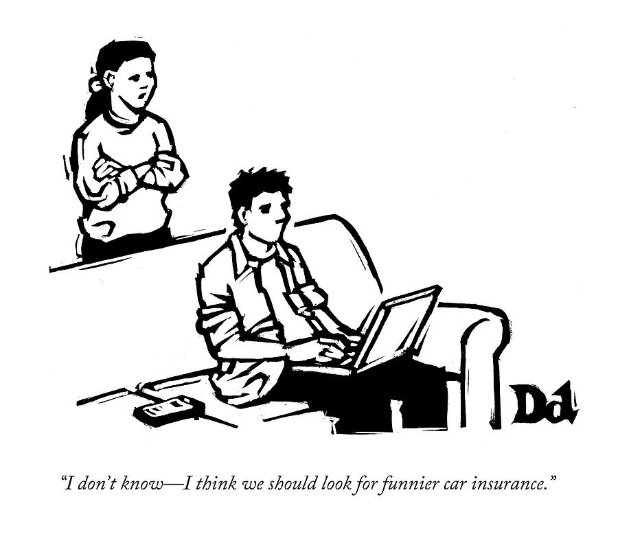900x791 Couple Considers Car Insurance Companies Based On Their Funny