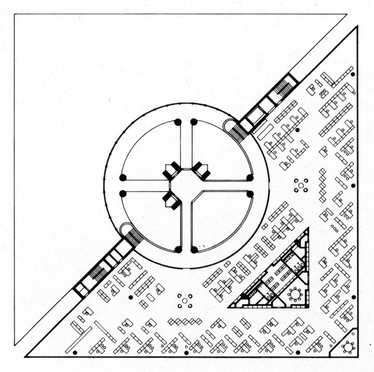 1280x1274 Philip Johnson And John Burgee, General American Life Insurance