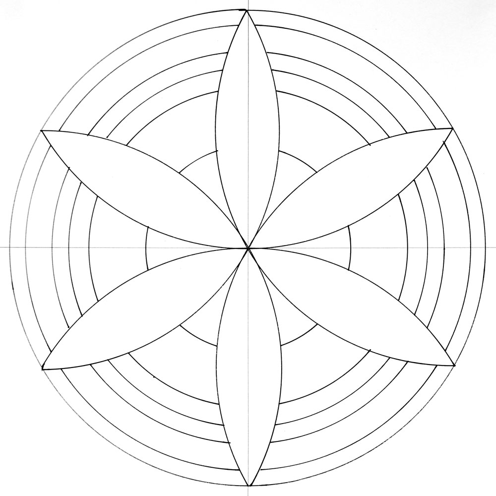1000x1000 How To Draw A Mandala With A Compass