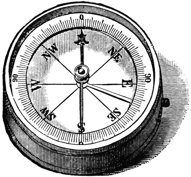 640x593 Compass Clipart Etc