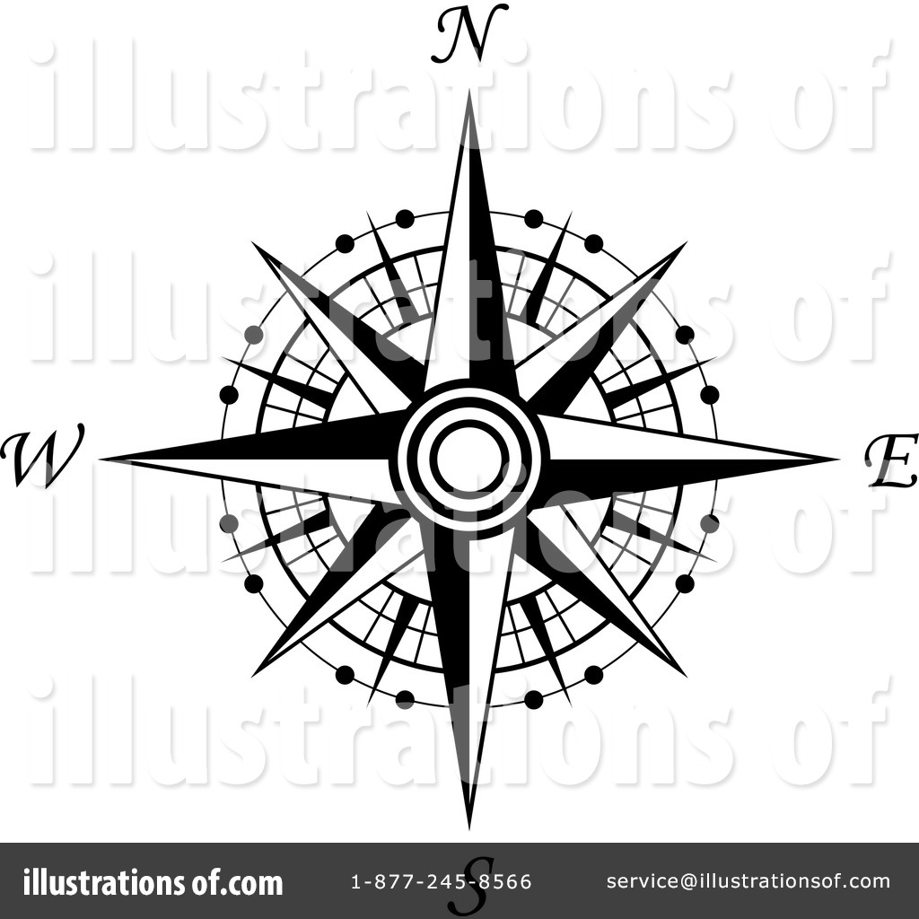 1024x1024 Compass Clipart Vector