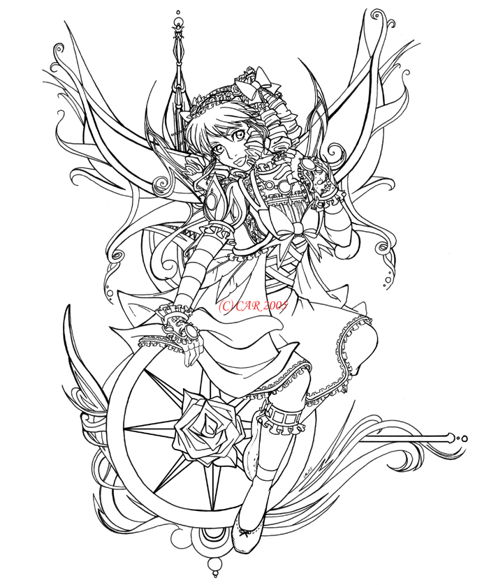 700x838 Compass Rose +line Art  By Digiavalon