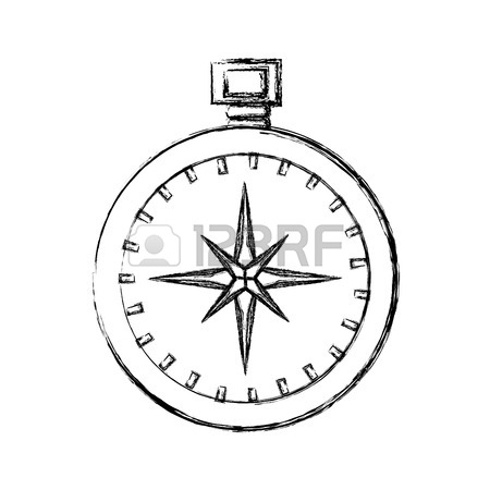 Compass Clock Drawing at GetDrawings | Free download