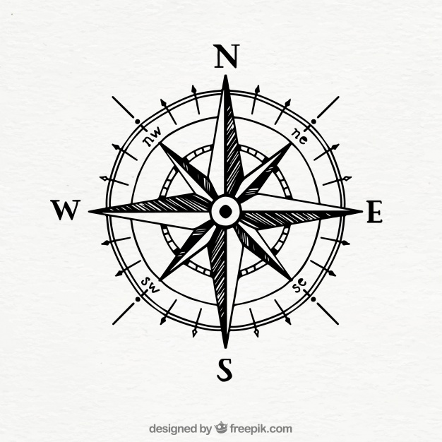 Compass Clock Drawing at GetDrawings | Free download