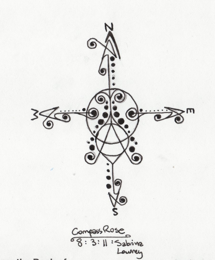 900x1090 Compass Rose By Flight Of Chaciydah