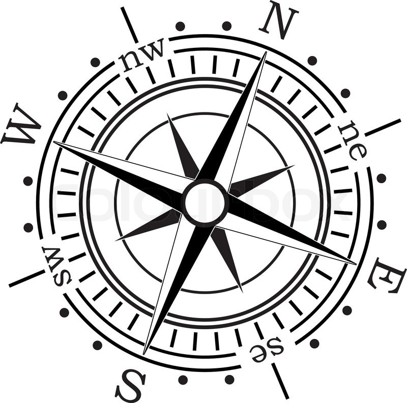 800x792 Vector Compass Stock Vector Colourbox
