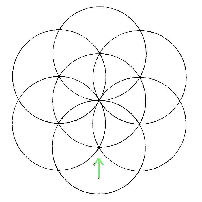 700x700 Flower Of Life How To Draw Flower, Drawings And Mandala
