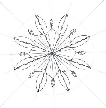 366x372 How To Draw A Mandala In Four Steps River Flower Mandala
