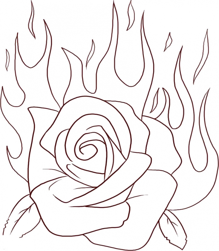 697x800 Coloring Pages Outstanding Coloring Pages Of Roses And Hearts